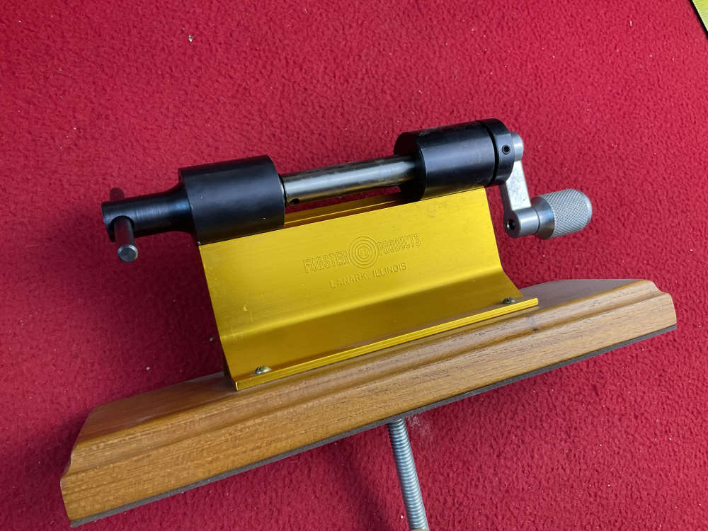 Vintage Forster case trimmer reloading rifle ammo tool high base Illinois -img-0