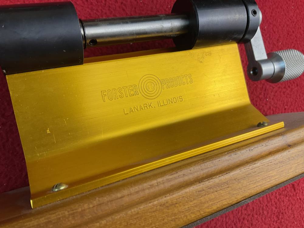 Vintage Forster case trimmer reloading rifle ammo tool high base Illinois -img-1