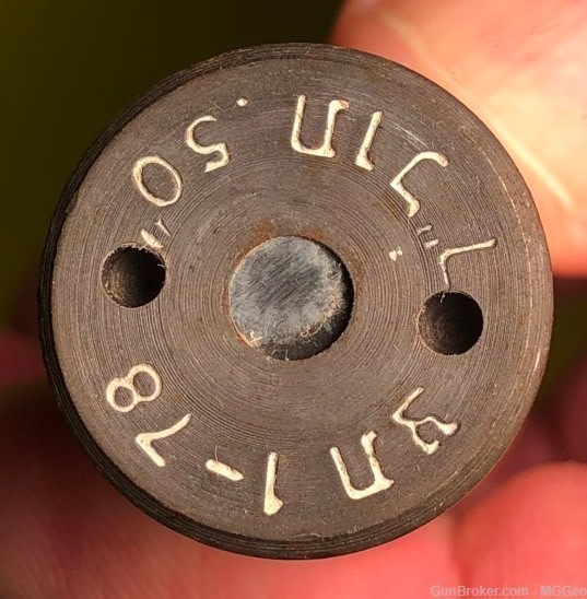Israeli M48A1 .50" Spotter Cartridge Inert - NOS -img-1