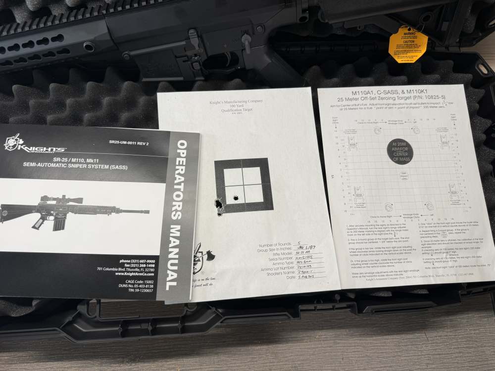 2015 Knights Armament CO. (KAC) SR-25 E2 ACC 16" all original-img-5