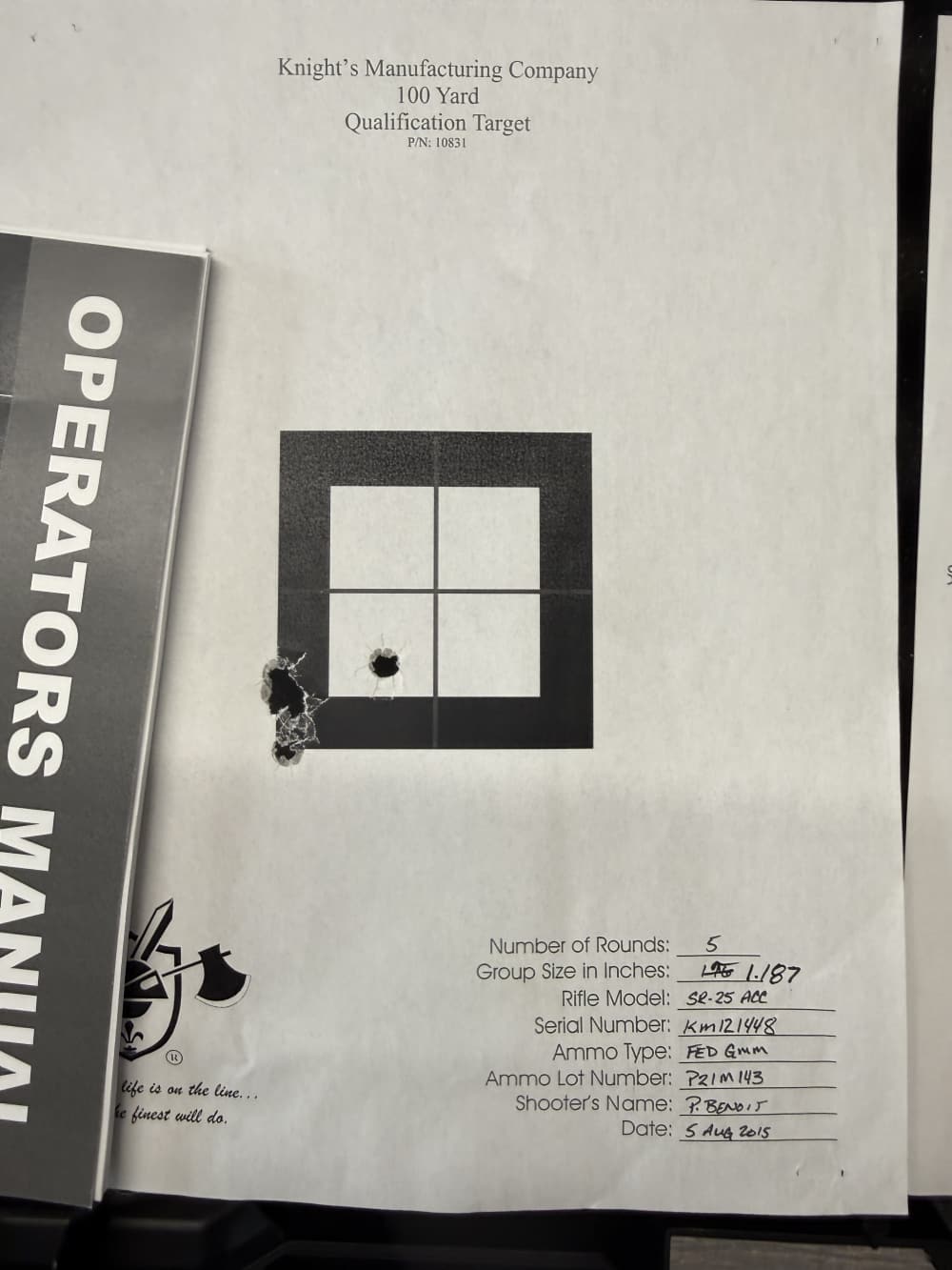 2015 Knights Armament CO. (KAC) SR-25 E2 ACC 16" all original-img-6