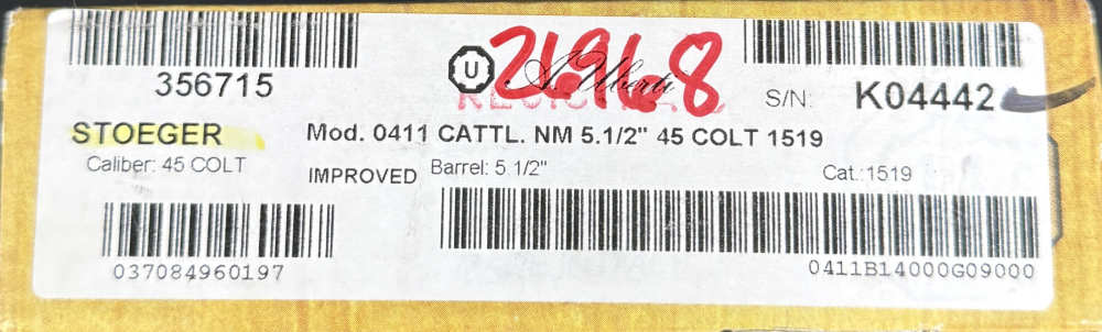 New! Uberti Cattleman 1873 Outlaws & Lawmen "Jesse" .45LC 5.5" Barrel SA-img-5