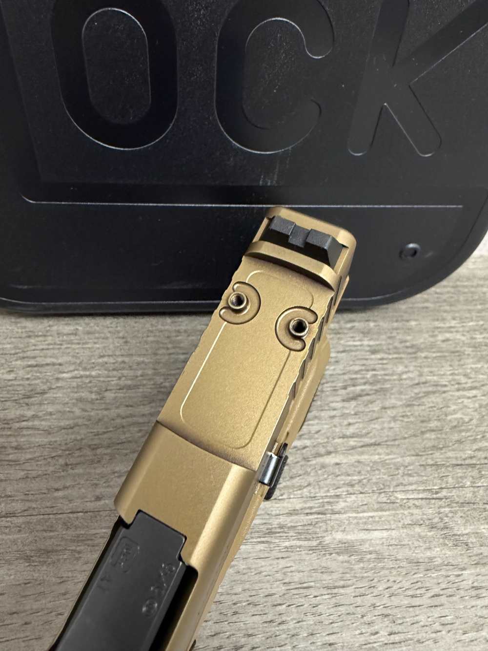 GLOCK 43X MOS COYOTE DAVIDSONS EXCLUSIVE 2-15 ROUND MAGS NEW PX435Z203FRMOS-img-2