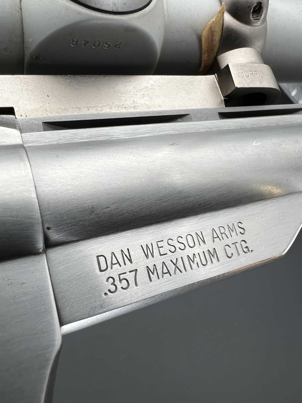 Dan Wesson .357 Maximum SuperMag, 8" VH, Burris Scope (Monson 1983-92)-img-13