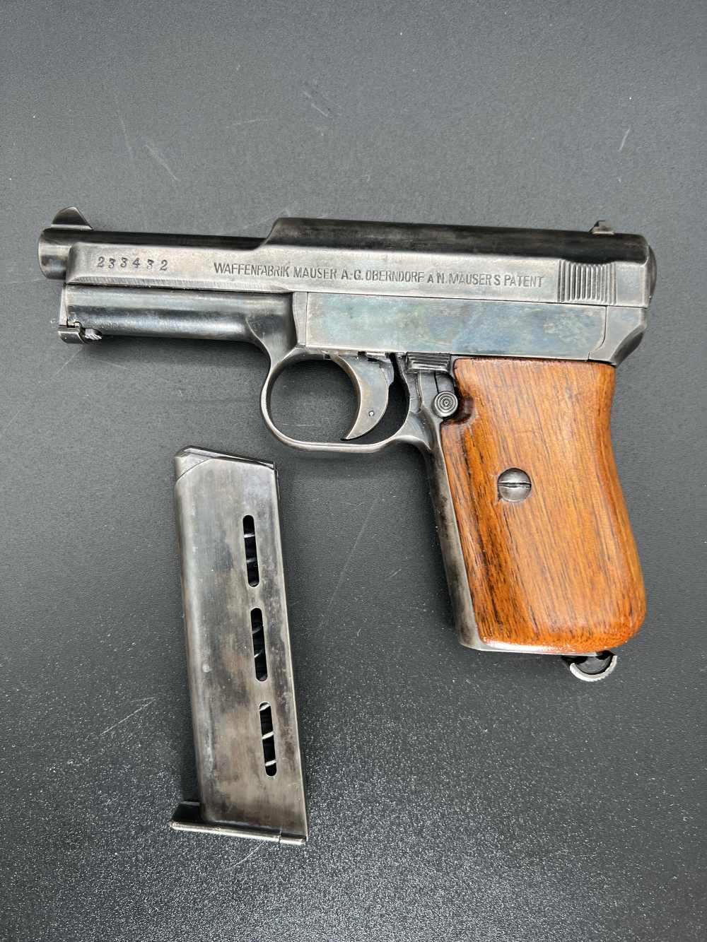 Mauser Model 1914, 7.65mm (.32 ACP), WWI Imperial German (1919-20)-img-13