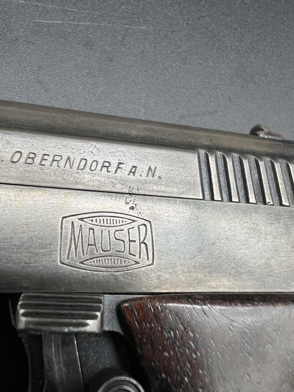 Mauser Model 1910, 6.35mm (.25 ACP), WWI Imperial German (1919-20)-img-6
