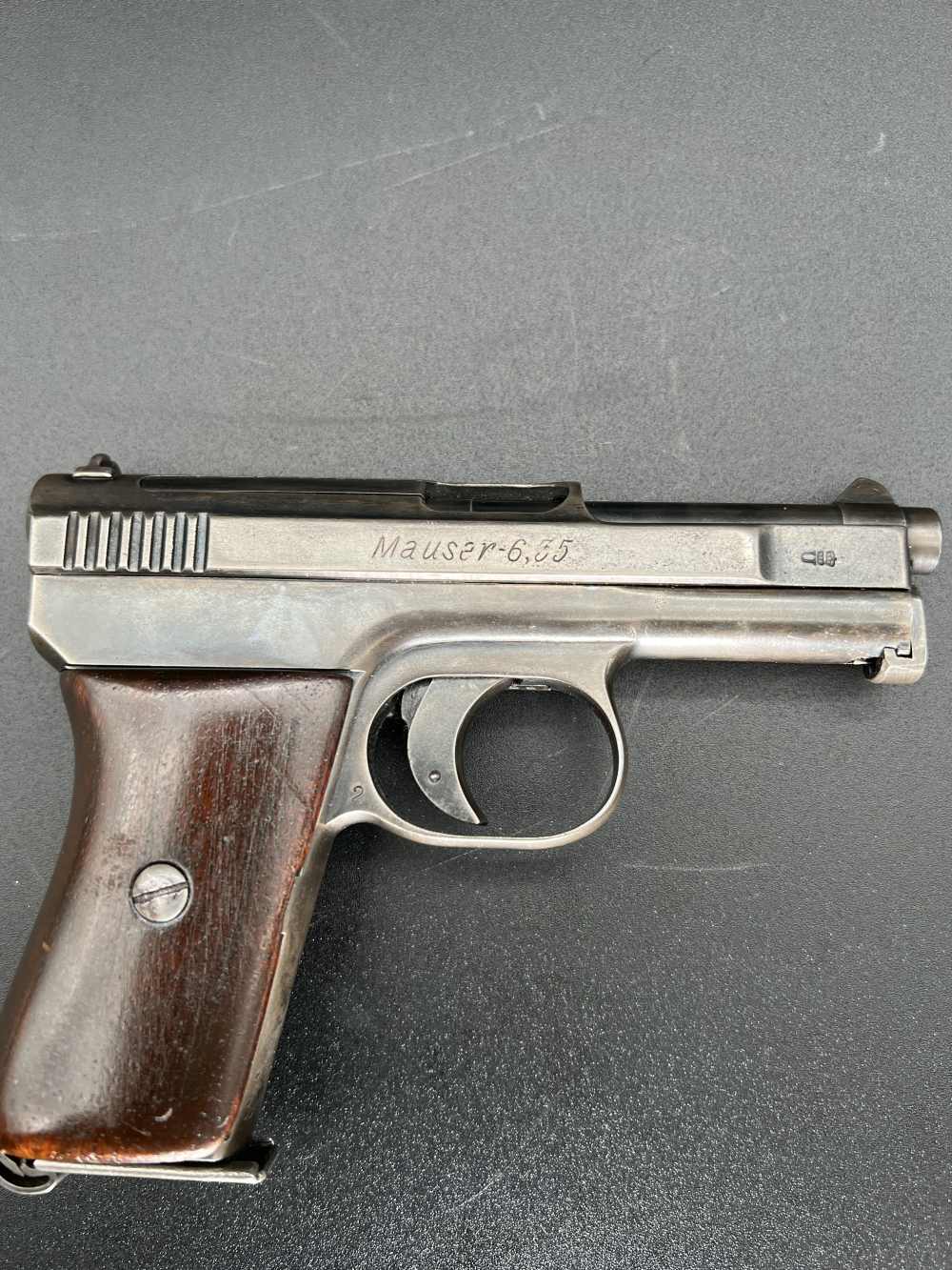 Mauser Model 1910, 6.35mm (.25 ACP), WWI Imperial German (1919-20)-img-8