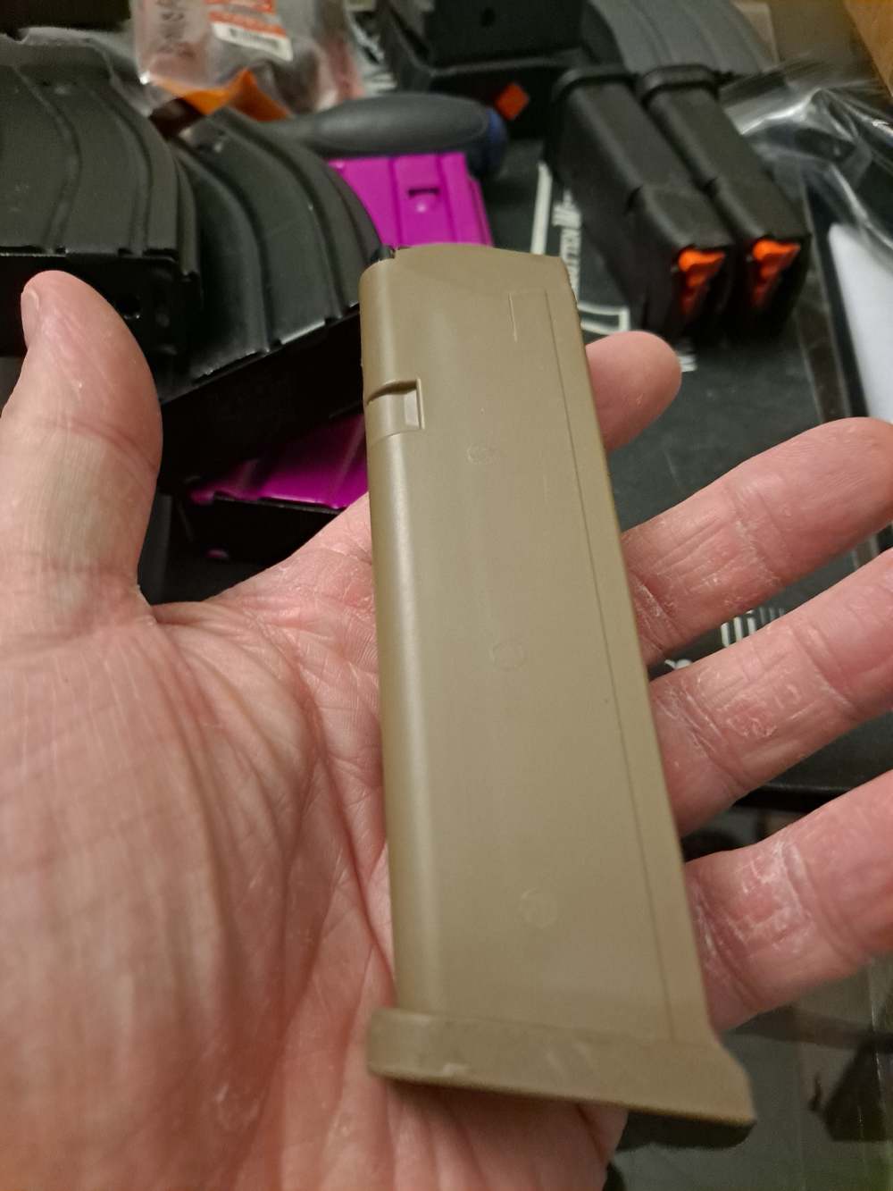 Rwb brand glock 17 magazine 17 round capacity  fde new-img-4