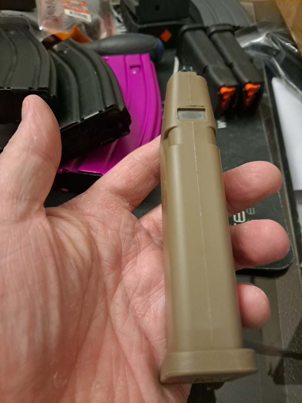 Rwb brand glock 17 magazine 17 round capacity  fde new-img-5