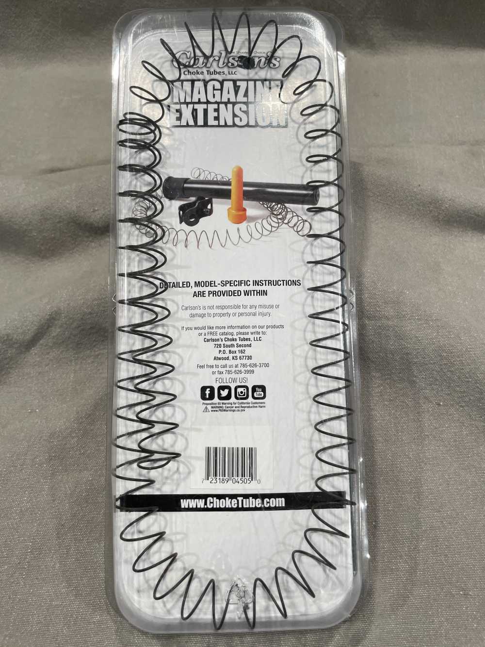 Carlson's Browning Silver Winchester SX Magazine Extension 12 Gauge New -img-3
