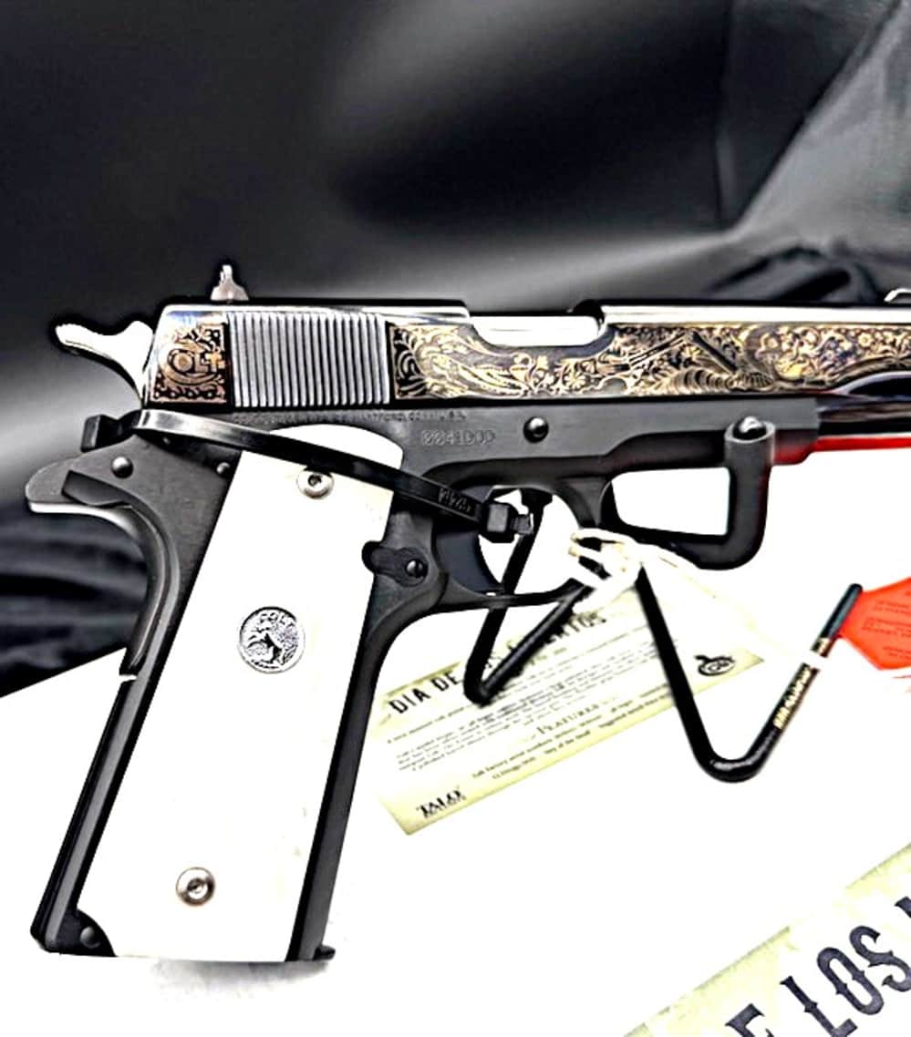 2008 Colt Government .38 Super Blue *TALO #41 of 200 "DIA DE LOS MUERTOS"*-img-2