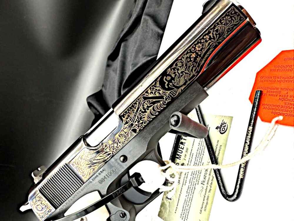 2008 Colt Government .38 Super Blue *TALO #41 of 200 "DIA DE LOS MUERTOS"*-img-3