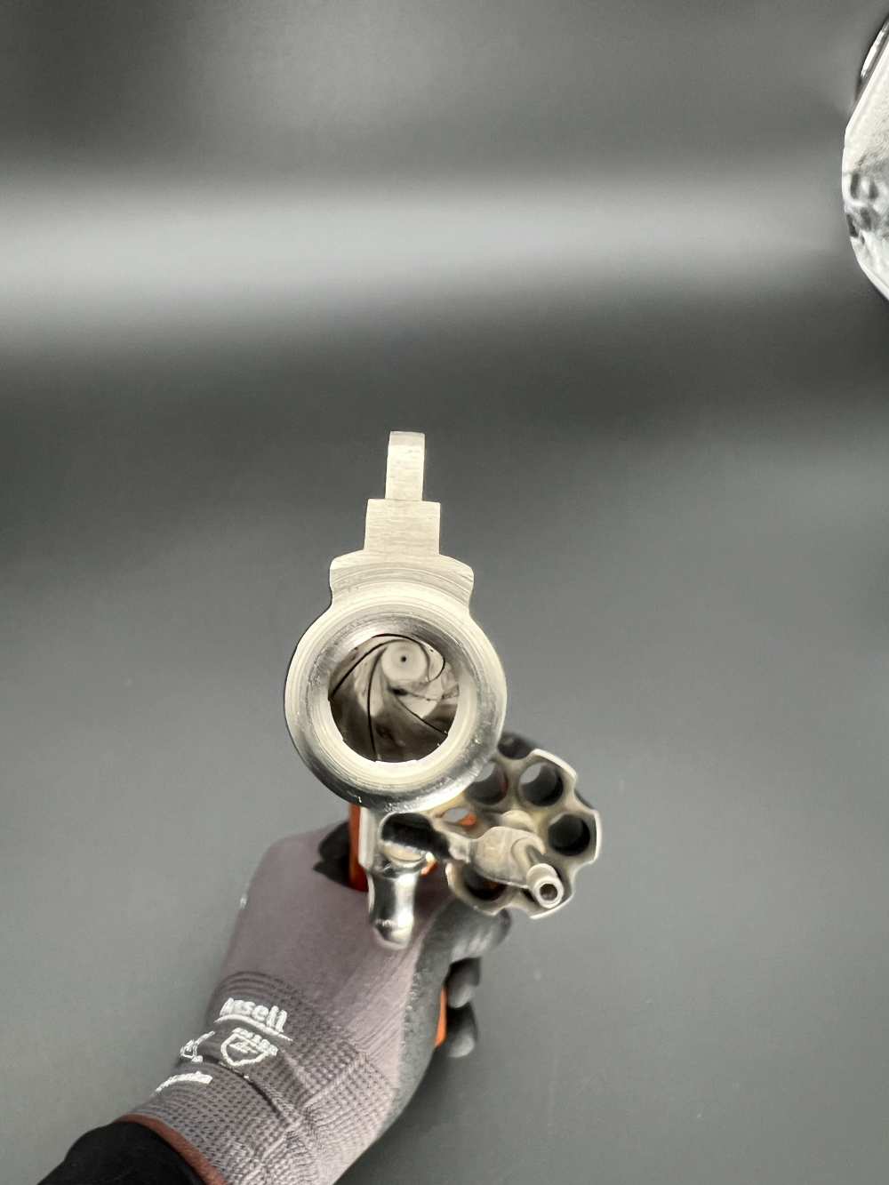 Smith & Wesson Model 29-2, .44 Mag, Nickel, 8 3/8" P&R, (Rare Finish)-img-22