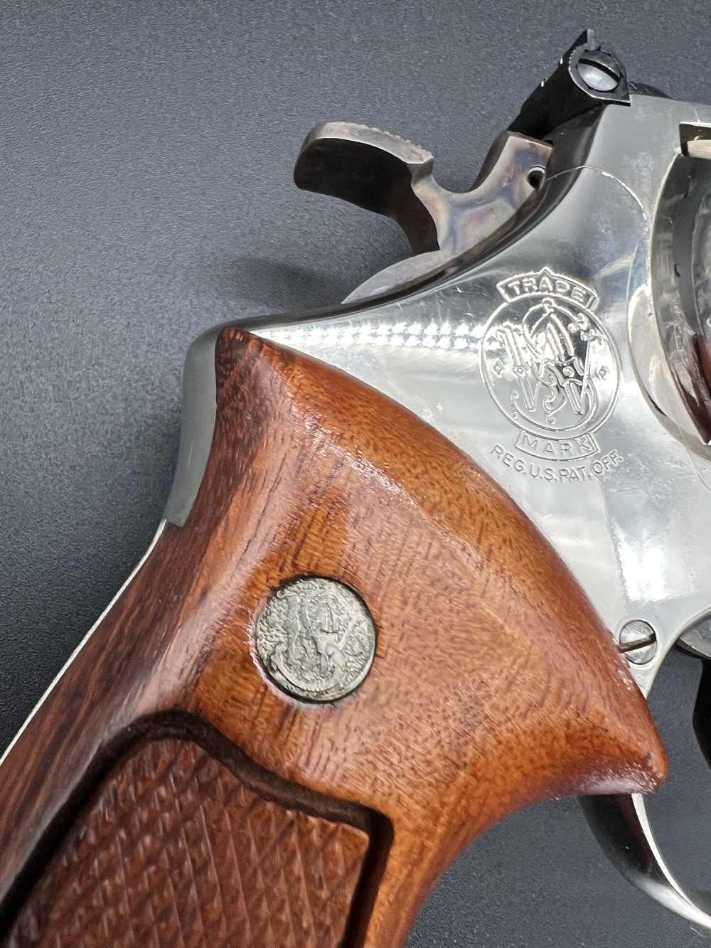 Smith & Wesson Model 29-2, .44 Mag, Nickel, 8 3/8" P&R, (Rare Finish)-img-2