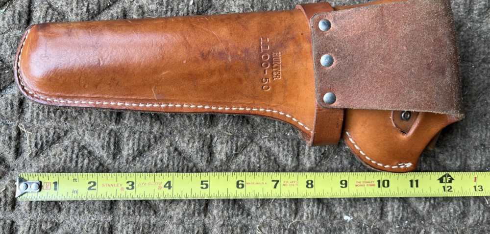 Hunter 1100 50 Top Grain Leather Holster RH Fits Multiple Revolvers-img-2