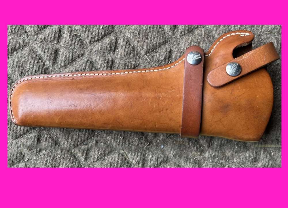 Hunter 1100 50 Top Grain Leather Holster RH Fits Multiple Revolvers-img-0