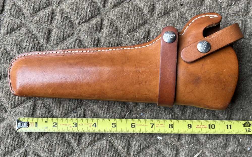 Hunter 1100 50 Top Grain Leather Holster RH Fits Multiple Revolvers-img-1