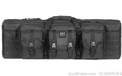 BULLDOG CASES 36" DELUXE TACTICAL RIFLE CARRY CASE BLACK-img-0