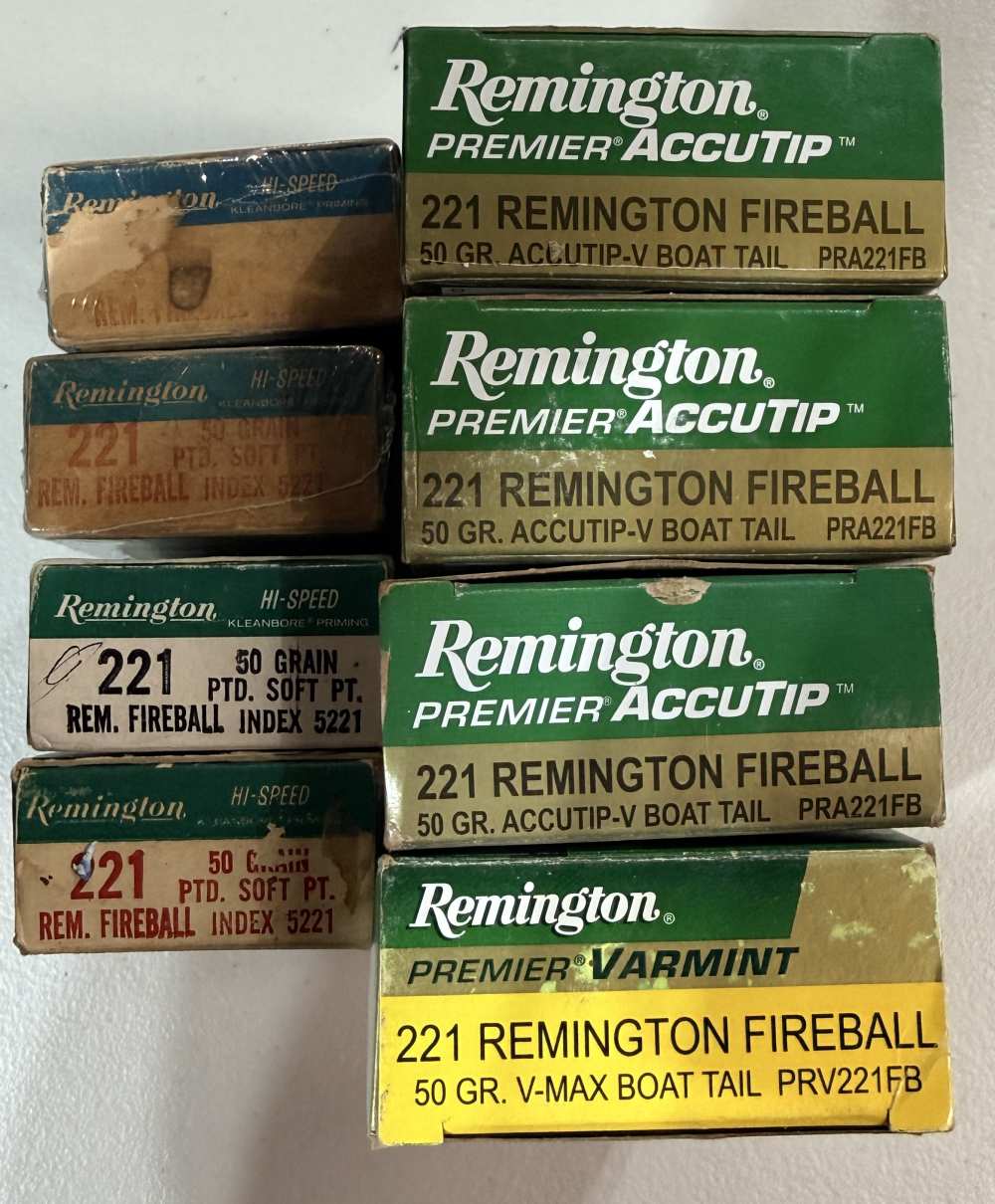 310 rounds of Remington 221 Rem Fireball 50gr ammo-img-1