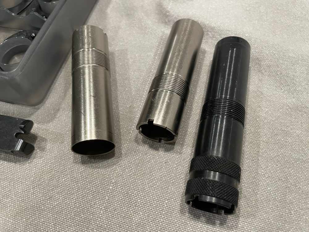 Benelli SBE3 Ethos M2 CrioChoke Tube Set 12 Gauge Wrench, Shims & Case New -img-3