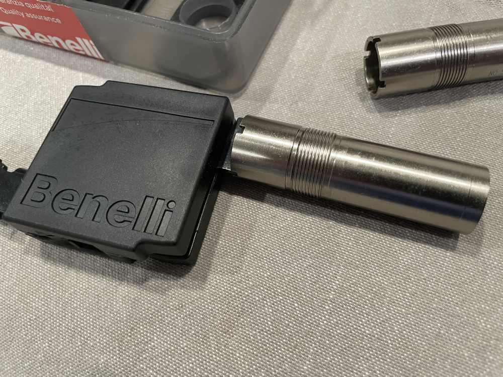 Benelli SBE3 Ethos M2 CrioChoke Tube Set 12 Gauge Wrench, Shims & Case New -img-5