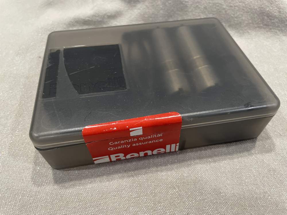 Benelli SBE3 Ethos M2 CrioChoke Tube Set 12 Gauge Wrench, Shims & Case New -img-7