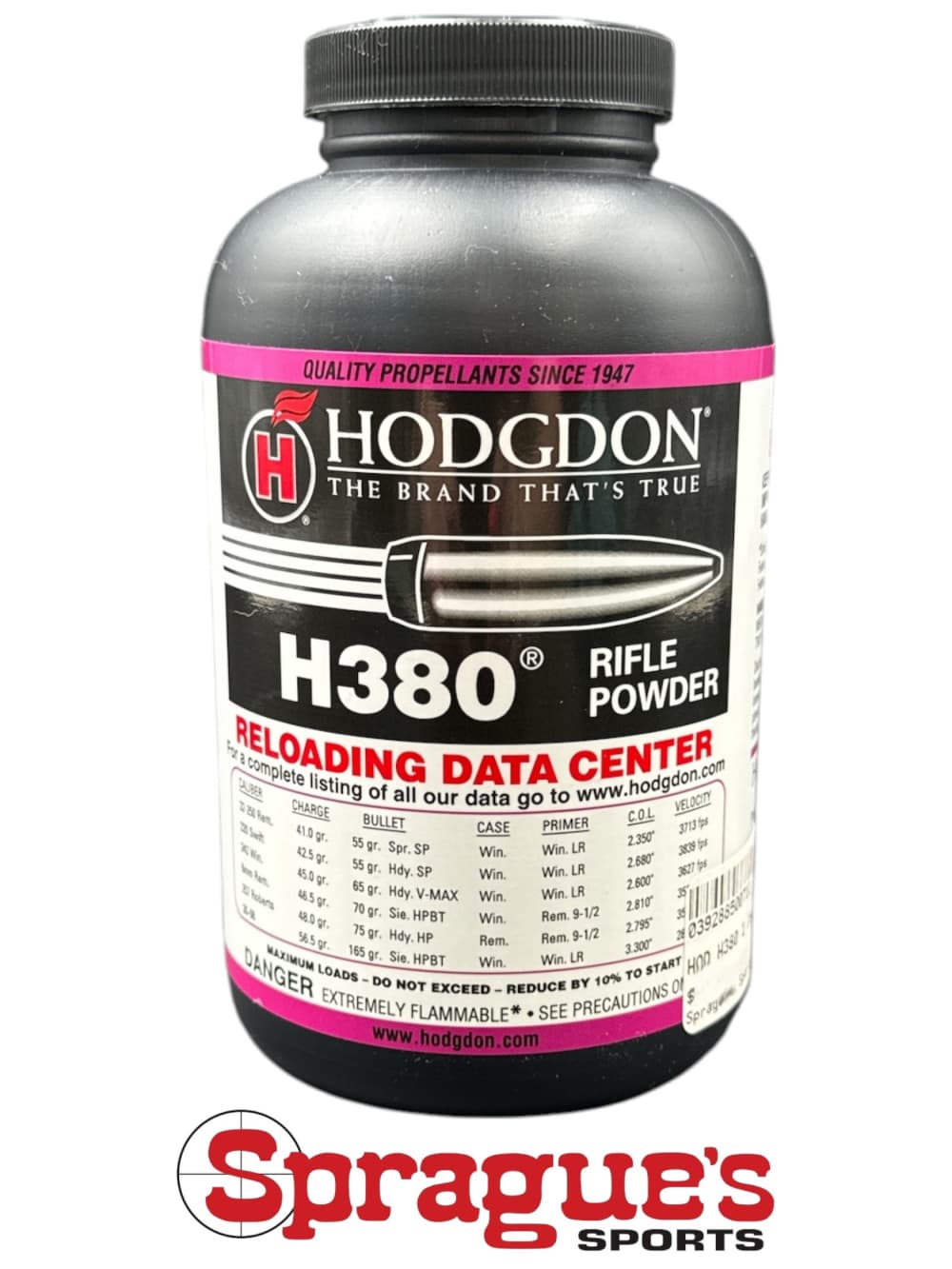 Hodgdon H380 Rifle Powder 1 lb.-img-0