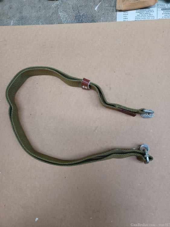 Chinese Norinco AK-47 AKM/SKS Type 56 Jungle no-rot type Sling w/spring end-img-1