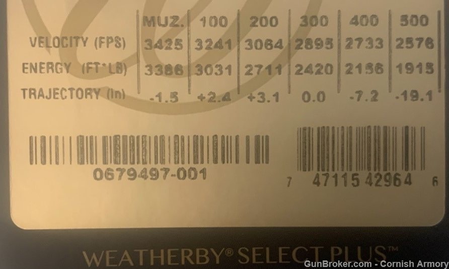 Weatherby Select Plus 6.5-300 Wby Mag Swift 130 gr Scirocco ammo F653130SCO-img-0