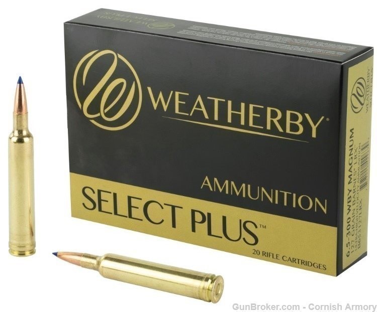 Weatherby Select Plus 6.5-300 Weatherby Mag 127 grain Barnes LRX B653127LRX-img-3