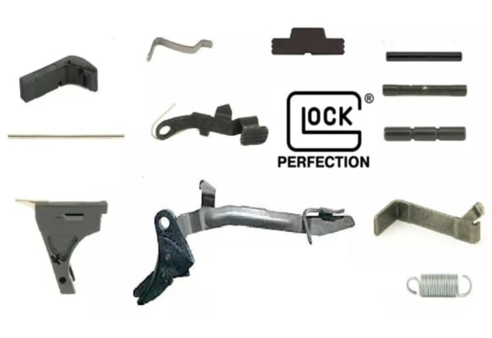 Glock 17 GEN 3 OEM lower receiver frame parts kit trigger bar recoil spring-img-0