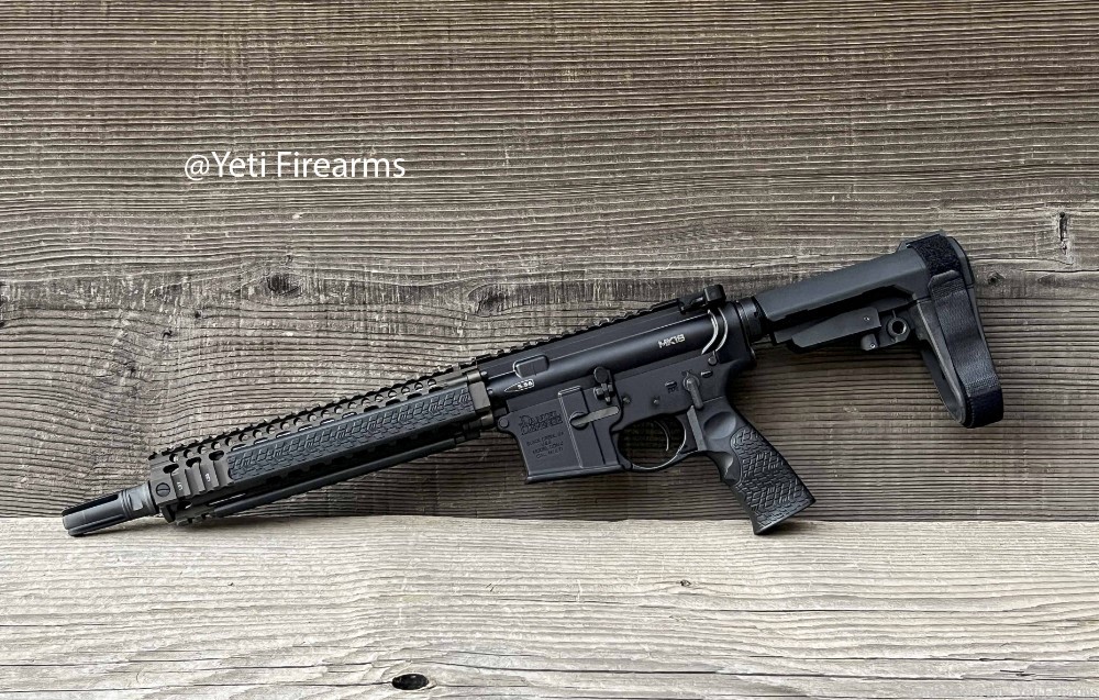 Daniel Defense DDM4 MK18 Pistol 5.56mm FDE Rail SBA3 Brace SF 4 Prong -img-3