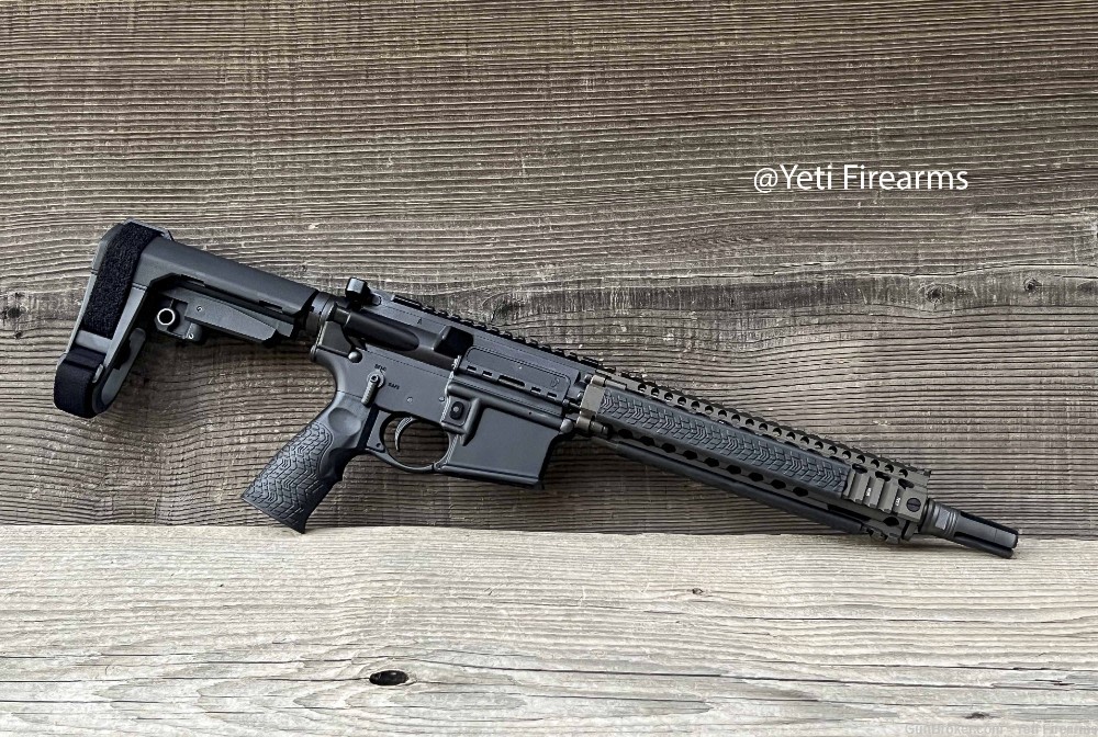 Daniel Defense DDM4 MK18 Pistol 5.56mm FDE Rail SBA3 Brace SF 4 Prong -img-4