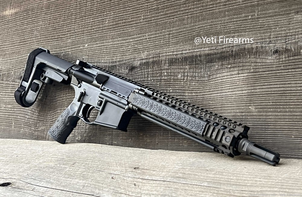 Daniel Defense DDM4 MK18 Pistol 5.56mm FDE Rail SBA3 Brace SF 4 Prong -img-2