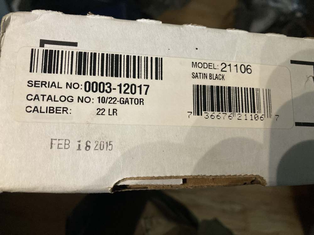Ruger 10/22 rare Gator Troy Landry Special limited signed by Troy and son -img-9