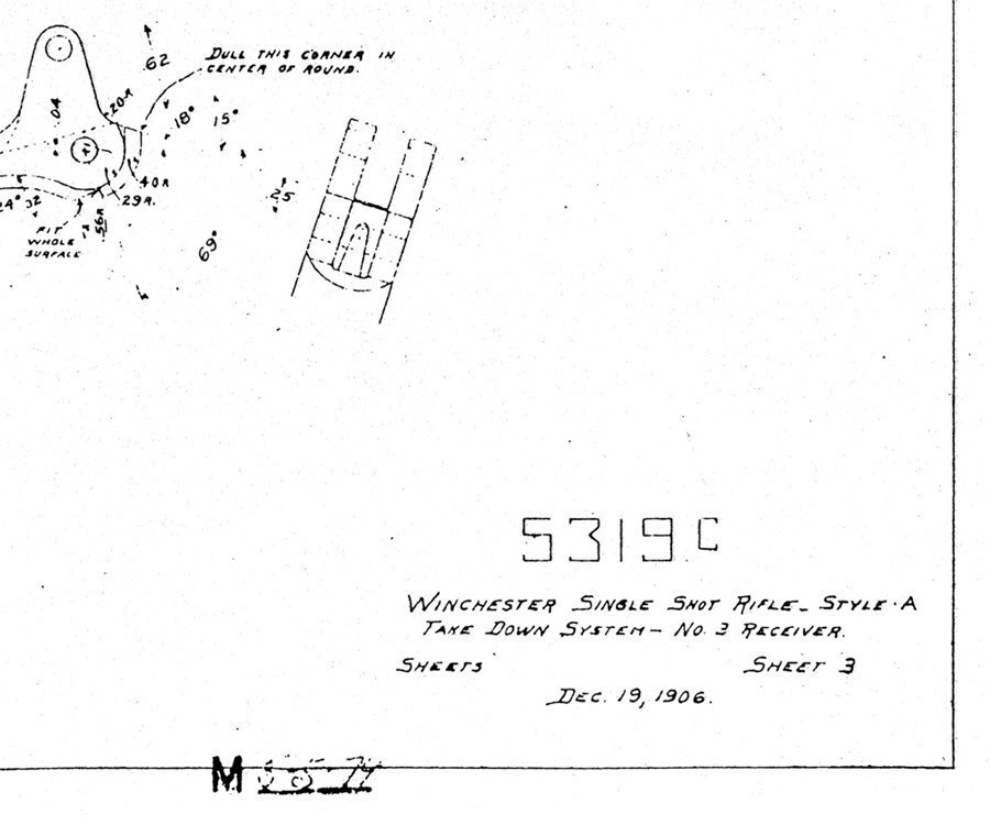 Winchester 1885 Single-Shot High Wall Rifle Blueprints!-img-2