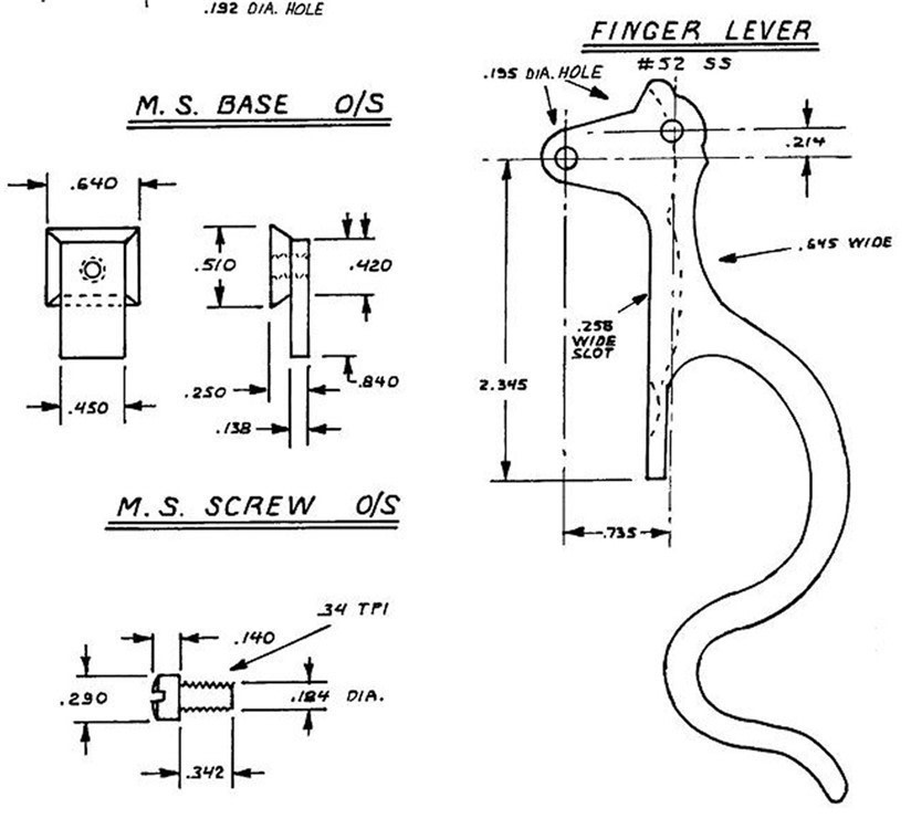 Winchester 1885 Single-Shot High Wall Rifle Blueprints!-img-3