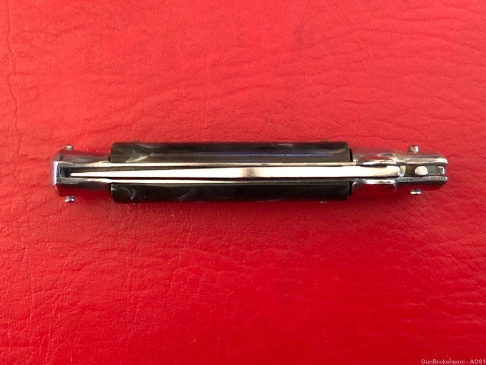 Falcon Famous Blades Italy Manual Lockback Stiletto 7” Rostfrei Knife-img-8