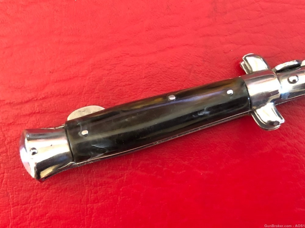 Falcon Famous Blades Italy Manual Lockback Stiletto 7” Rostfrei Knife-img-4