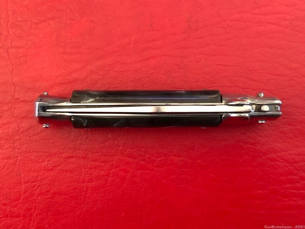 Falcon Famous Blades Italy Manual Lockback Stiletto 7” Rostfrei Knife-img-9