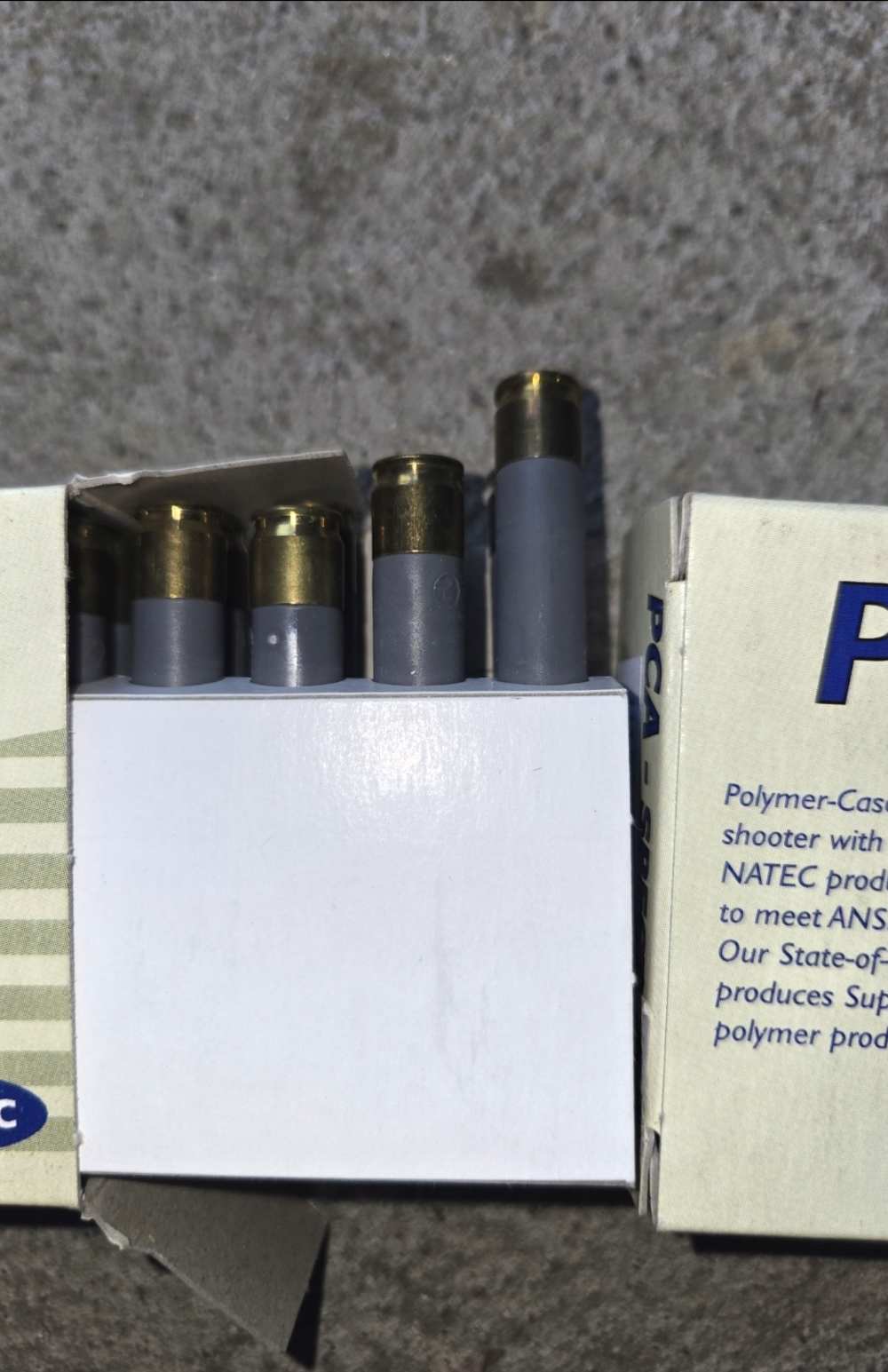 Natec polymer case ammo prototype 223 ammo rare military trial spectrum -img-1