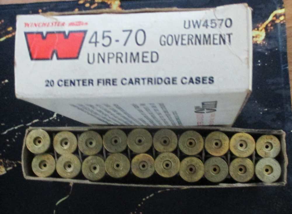 WINCHESTER UW4570 - 45-70 GOVT NEW UNFIRED BRASS - 20 CT-img-0