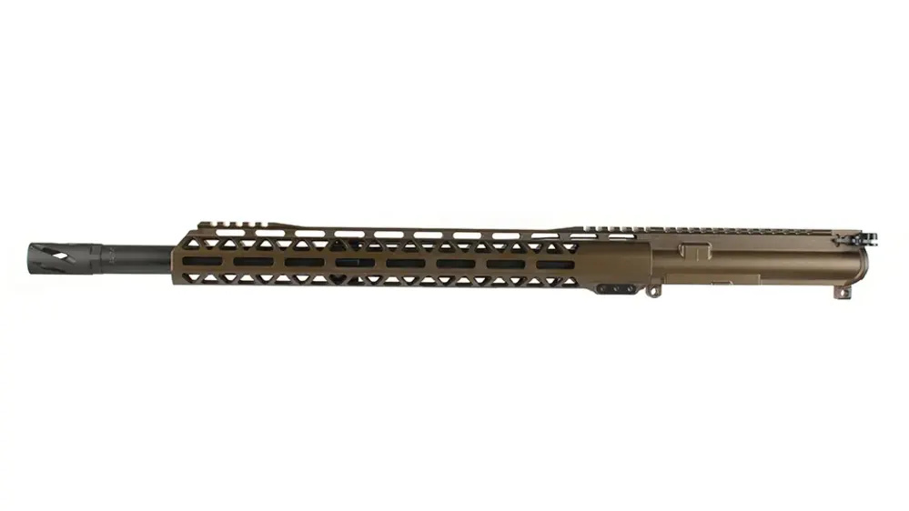 AR-15 .50 Beowulf 18" Upper Receiver with BCG Cerakote Bronze 12.7x42-img-1