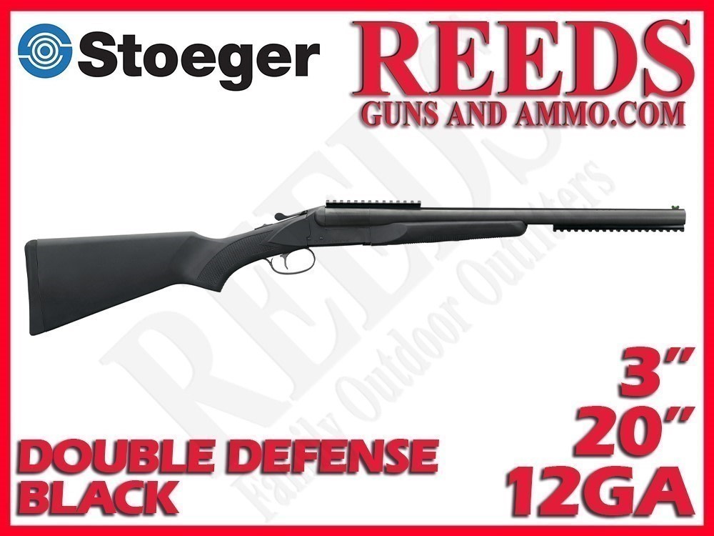 Stoeger Double Defense Side-By-Side Black 12 Ga 3in 20in 31446-img-0