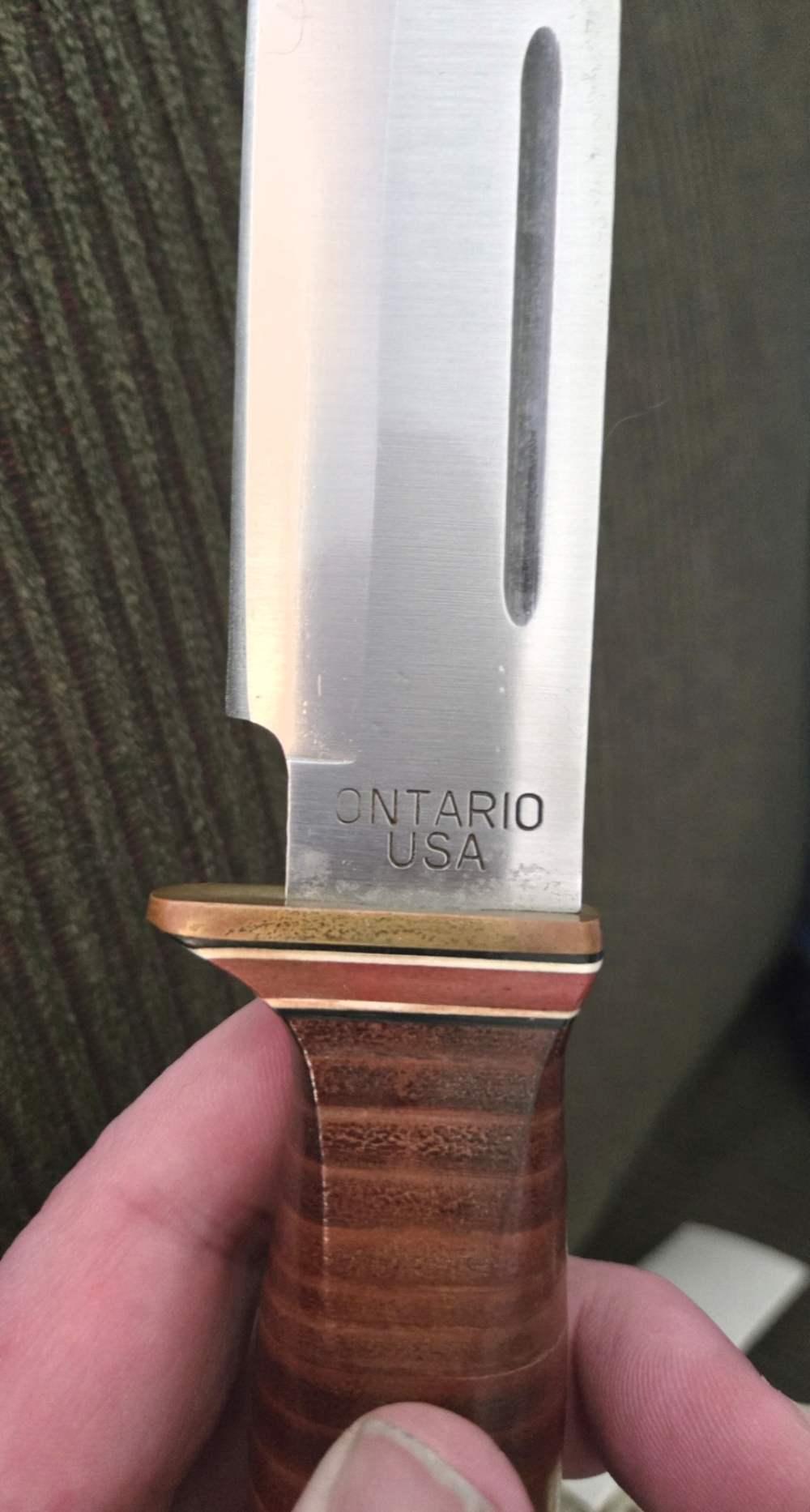 Ontario quartermaster army 95 fixed blade knife with sheath new in box -img-4