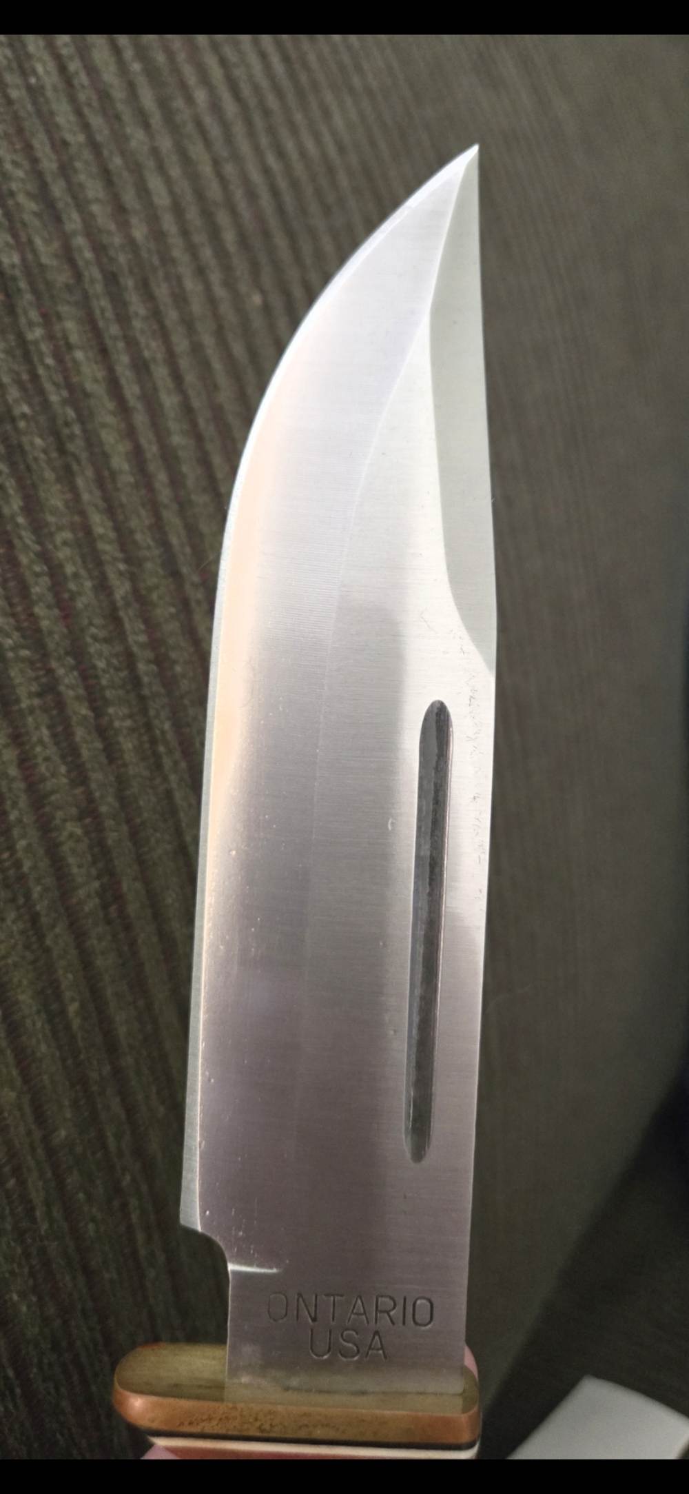 Ontario quartermaster army 95 fixed blade knife with sheath new in box -img-2