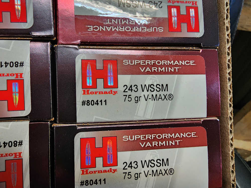 200 RD HORNADY SUPERFORMANCE 243 WSSM 75 GRAIN V-MAX WIN SUPER SHORT MAGNUM-img-2