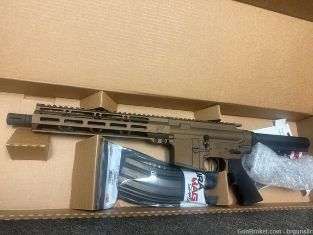 Zaviar ZX15 5.56 Nato 'Operator Series' 10.5" Complete Pistol Bronze-img-1