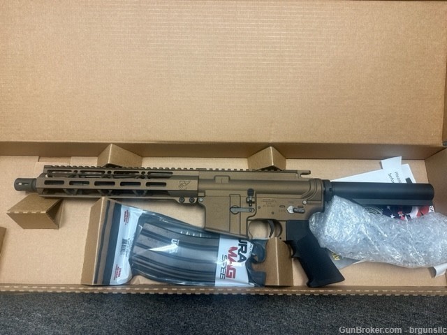 Zaviar ZX15 5.56 Nato 'Operator Series' 10.5" Complete Pistol Bronze-img-0