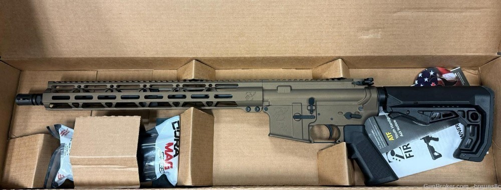 ZAVIAR, model Z-15, caliber 5.56 Nato, 16 inches,  Bronze-img-0